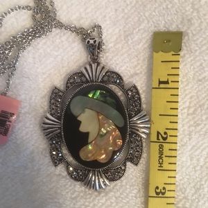 Multi shell inlay pendant